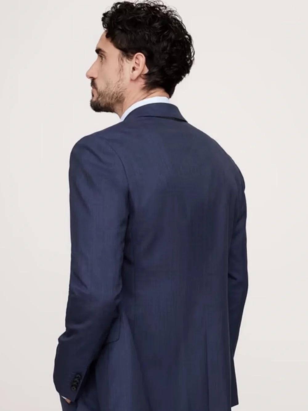 Banana republic FULL Men's Blue Two-Piece Suit Jacket & Trousers. Worn twice.